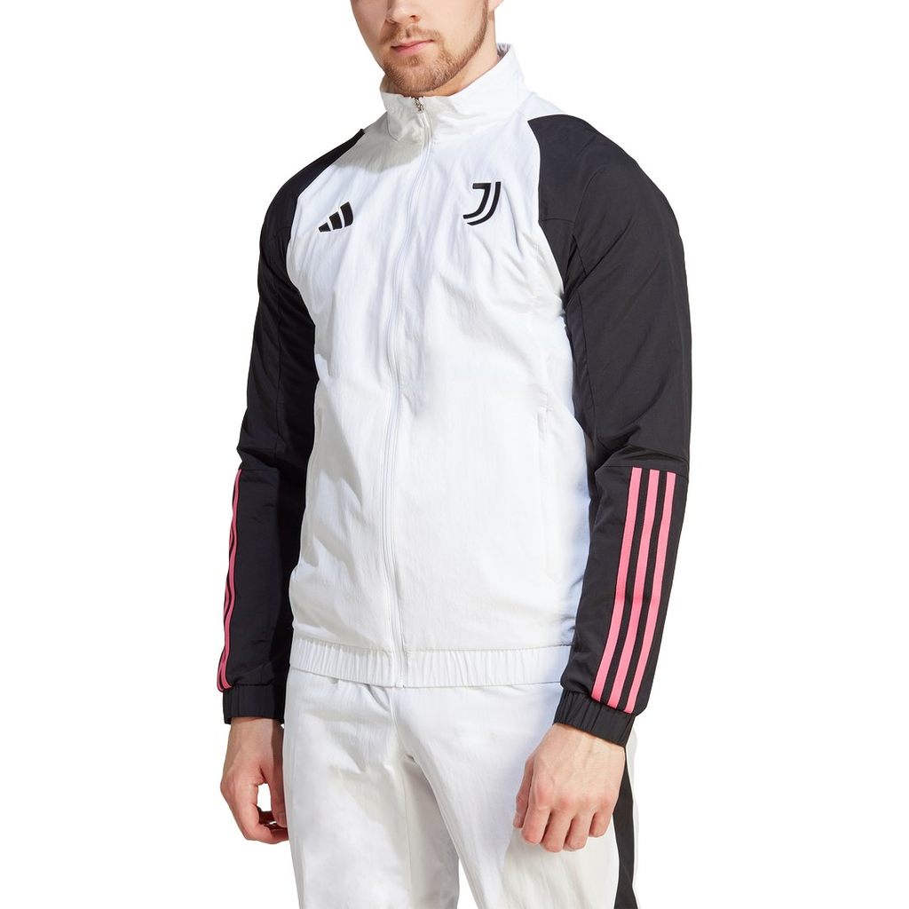 Veste de survêtement Juventus - Blanc/Noir/Rose