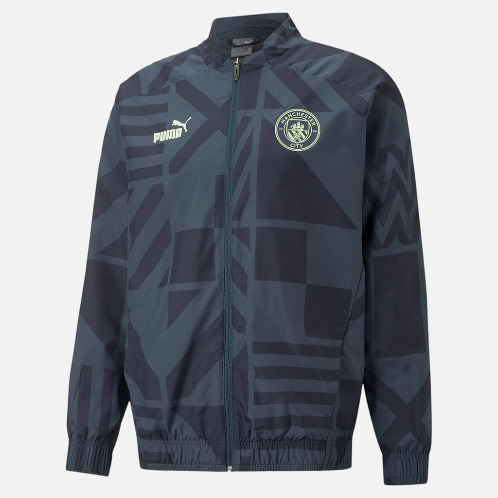 Veste de survêtement Manchester City - Noir/Gris/Jaune