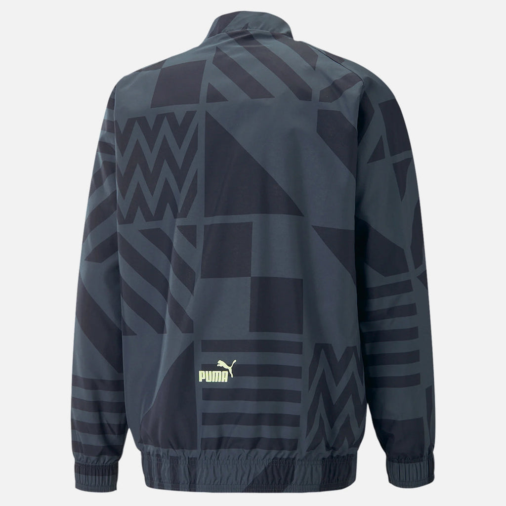 Veste de survêtement Manchester City - Noir/Gris/Jaune