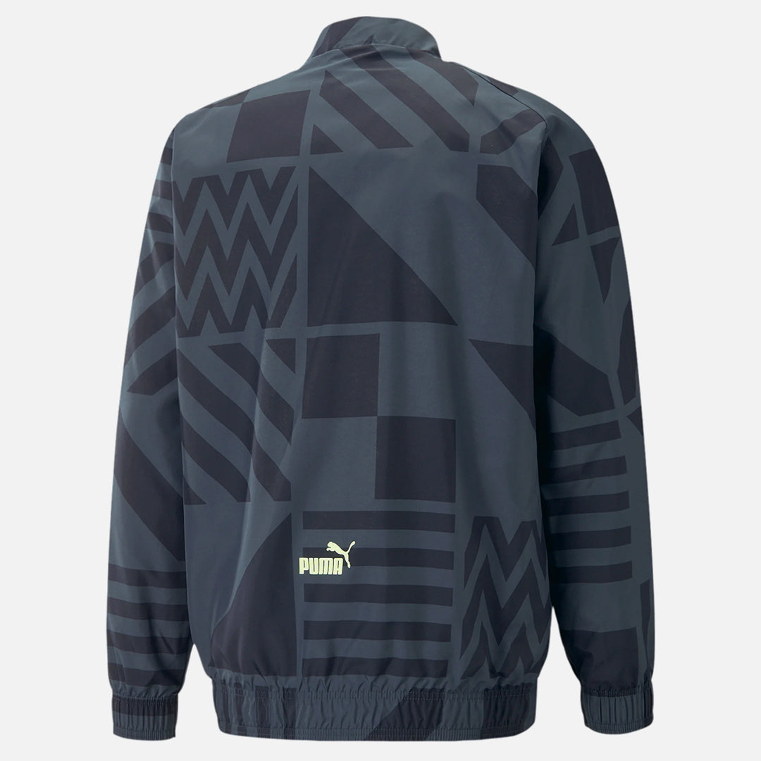 Veste de survêtement Manchester City - Noir/Gris/Jaune