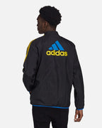 Veste Survêtement Manchester United Icon - Noir/Bleu/Jaune