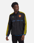 Veste Survêtement Manchester United Icon - Noir/Bleu/Jaune
