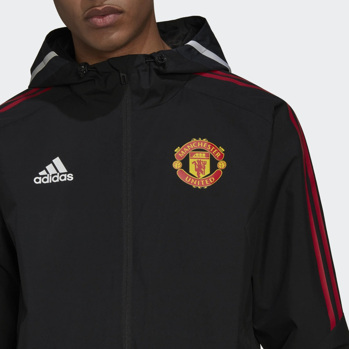 Veste Coupe-vent Manchester United - Noir/Rouge