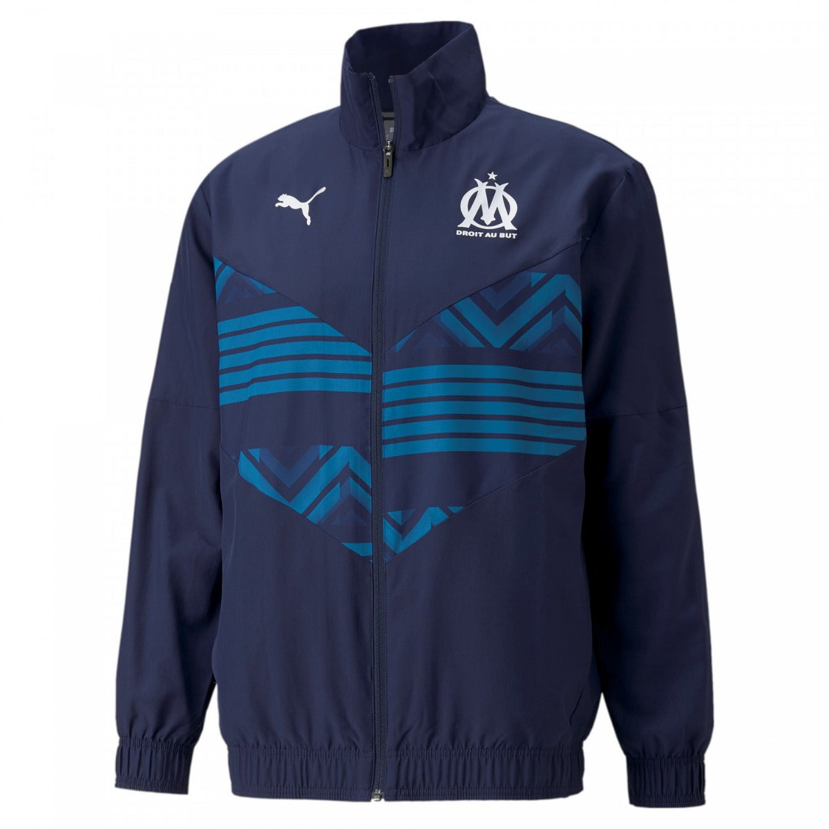 Veste de survêtement OM - Bleu