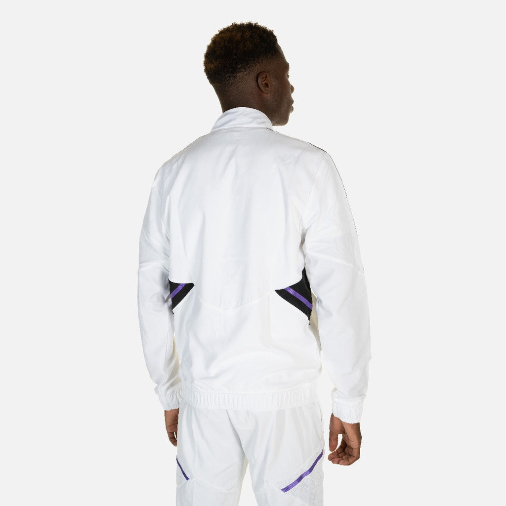 Veste de survêtement Real Madrid Condivo - Blanc/Noir/Violet