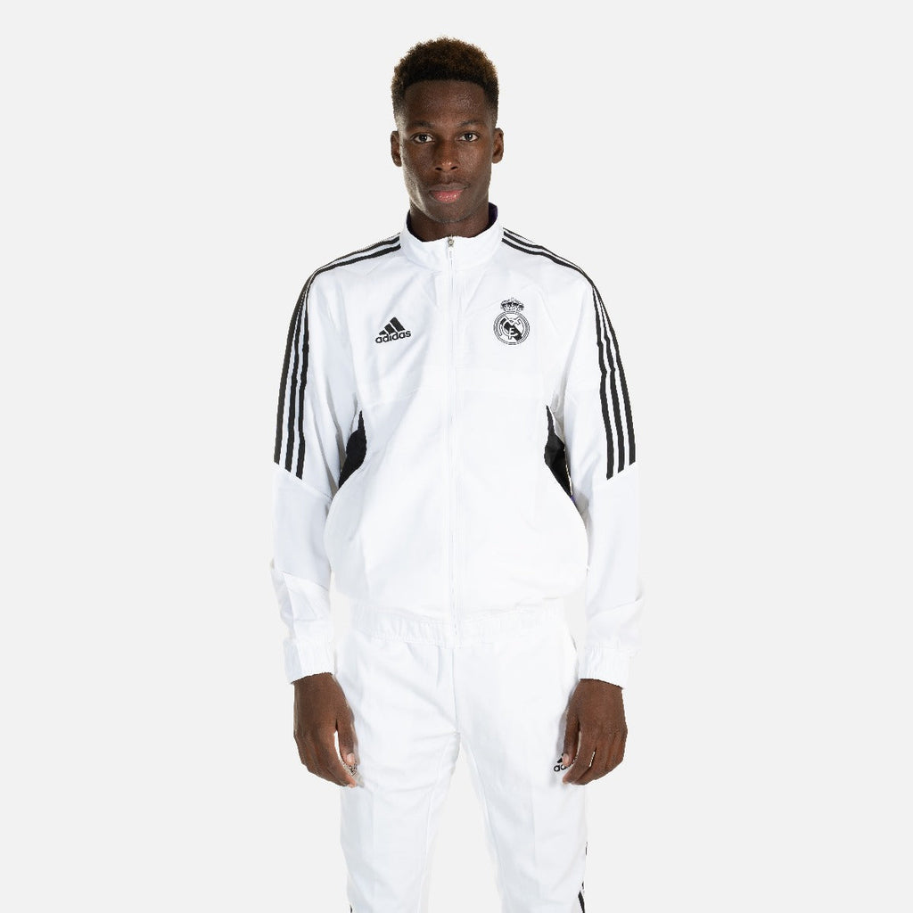 Veste de survêtement Real Madrid Condivo - Blanc/Noir/Violet