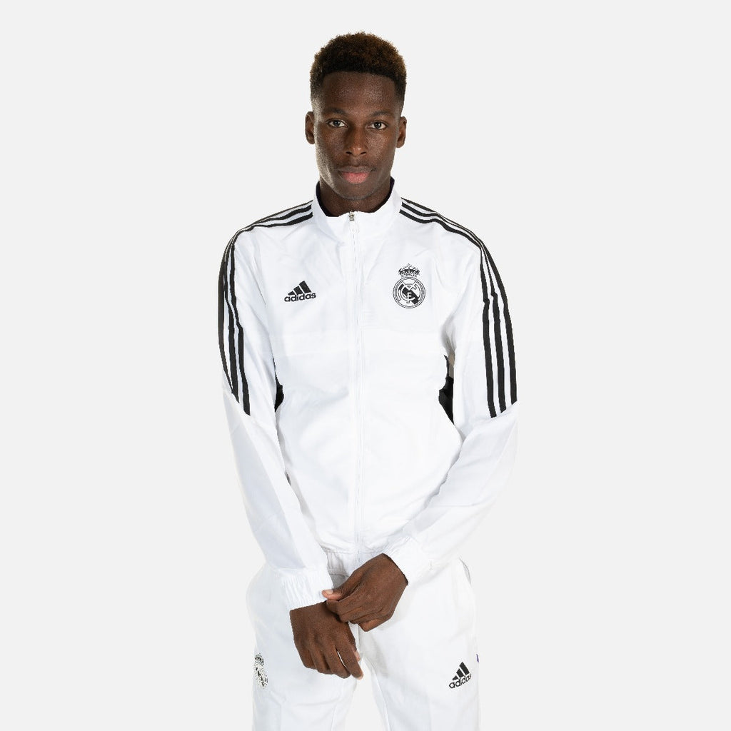 Veste de survêtement Real Madrid Condivo - Blanc/Noir/Violet