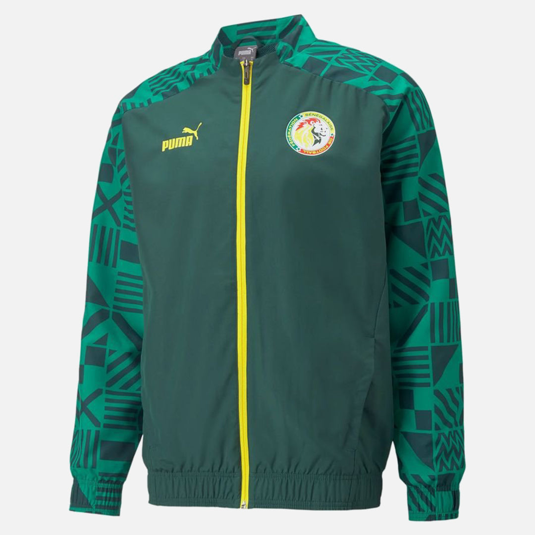 Veste de survêtement Sénégal - Vert/Jaune