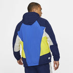 Veste tissée Chelsea Windrunner - Bleu/Jaune