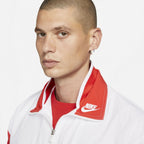 Veste tissée Liverpool - Blanc/Rouge