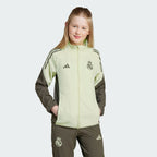 Veste d'entraînement Real Madrid Junior 2025/2026 - Vert/Kaki
