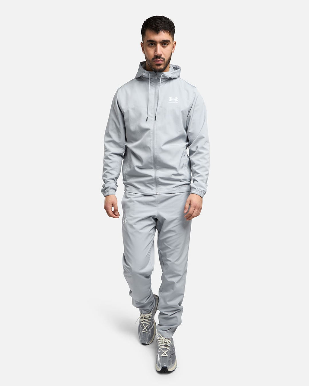 Veste Under Armour Running Rival Woven - Gris