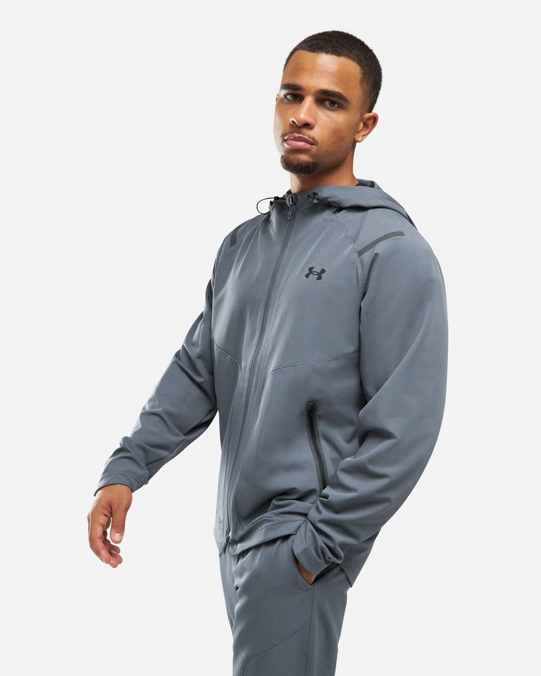 Veste Under Armour Running Unstoppable Left Chest - Gris