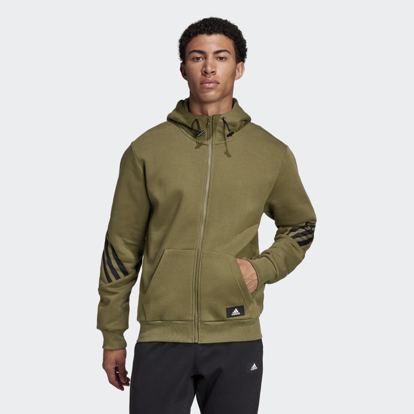 Veste Capuche Adidas Sportswear Future Icons - Vert