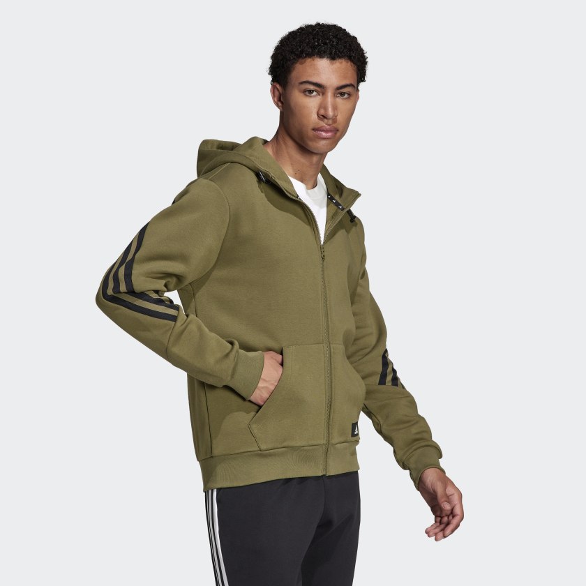Veste Capuche Adidas Sportswear Future Icons - Vert