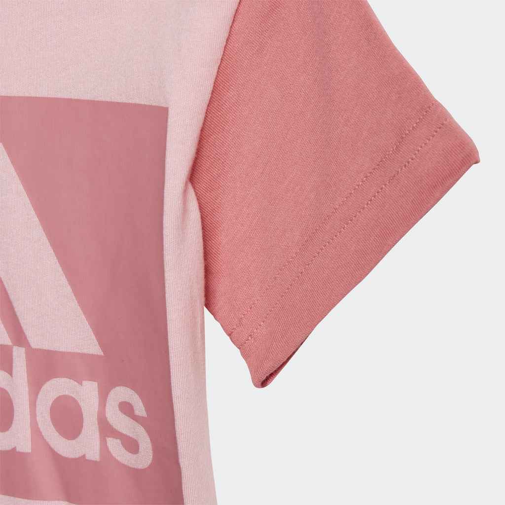 Ensemble T-shirt/Short Adidas Essentials Bébé - Rose