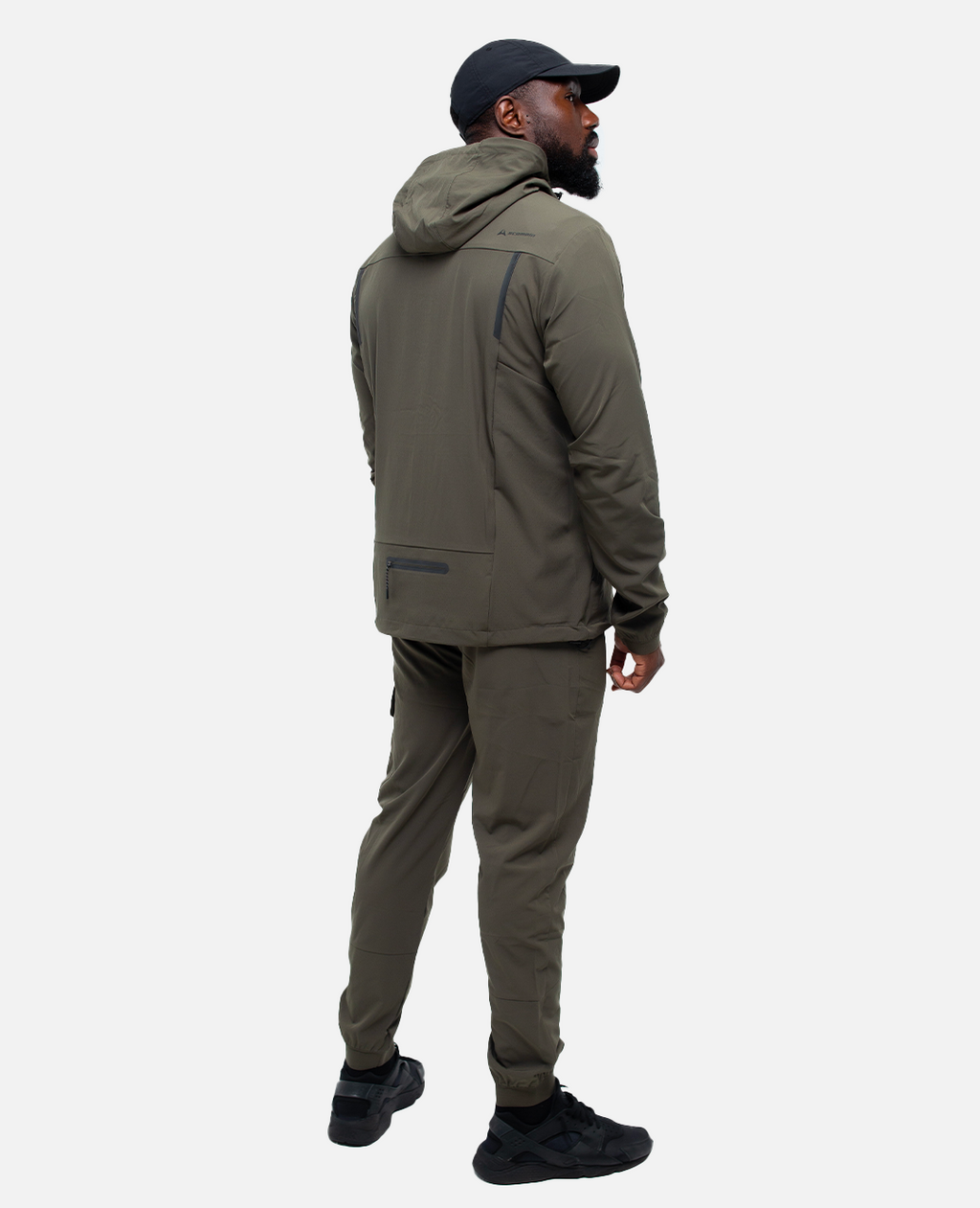 Survêtement Scampia Running Gara Cagoule intégrée - Kaki