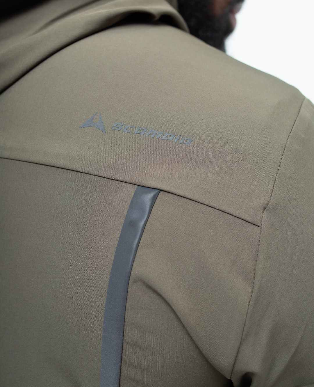 Survêtement Scampia Running Gara Cagoule intégrée - Kaki