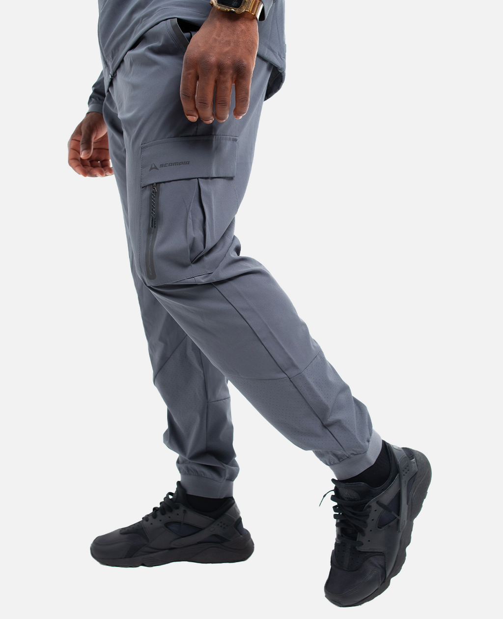 Survêtement Scampia Running Gara Cagoule intégrée - Bleu