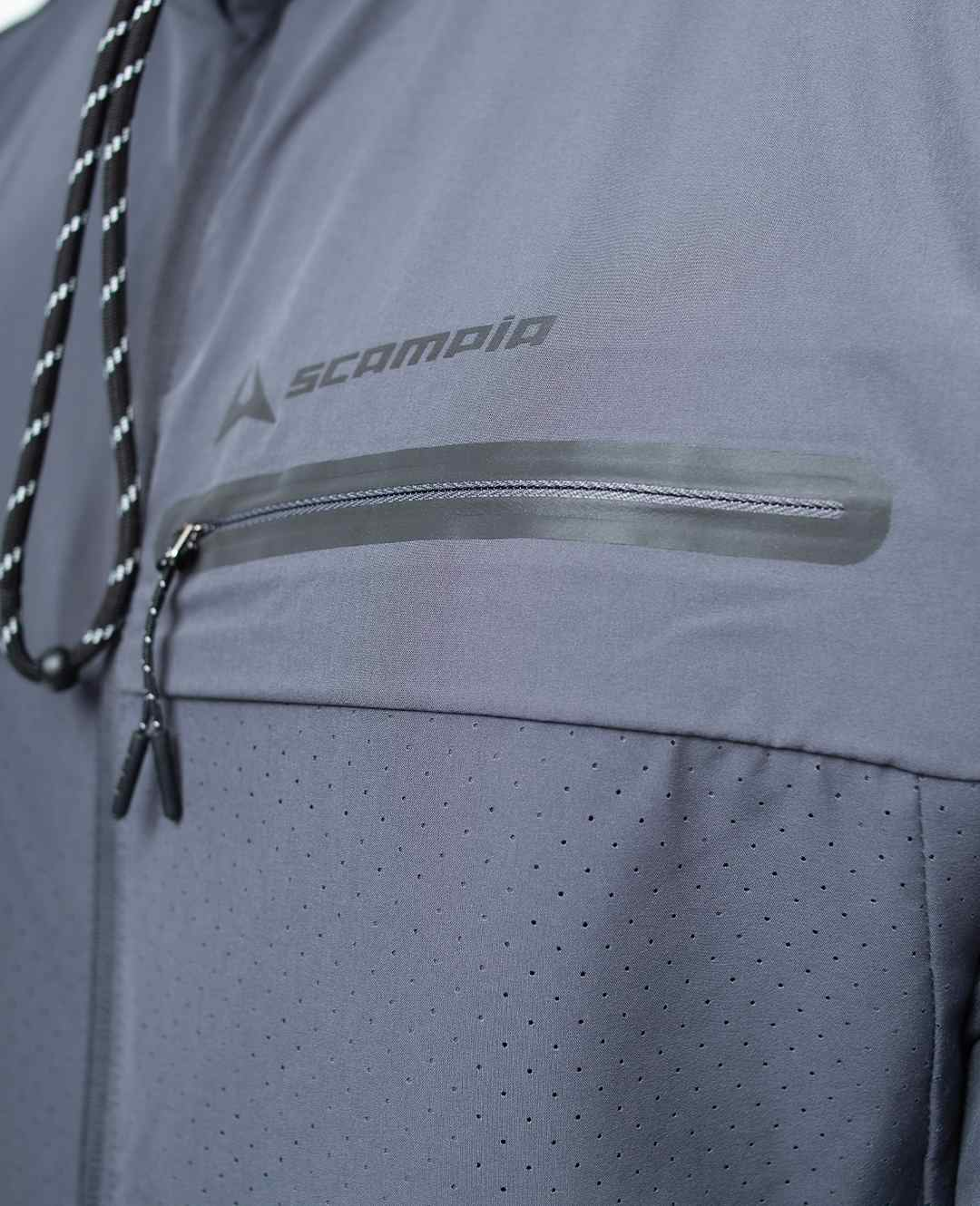 Survêtement Scampia Running Gara Cagoule intégrée - Bleu