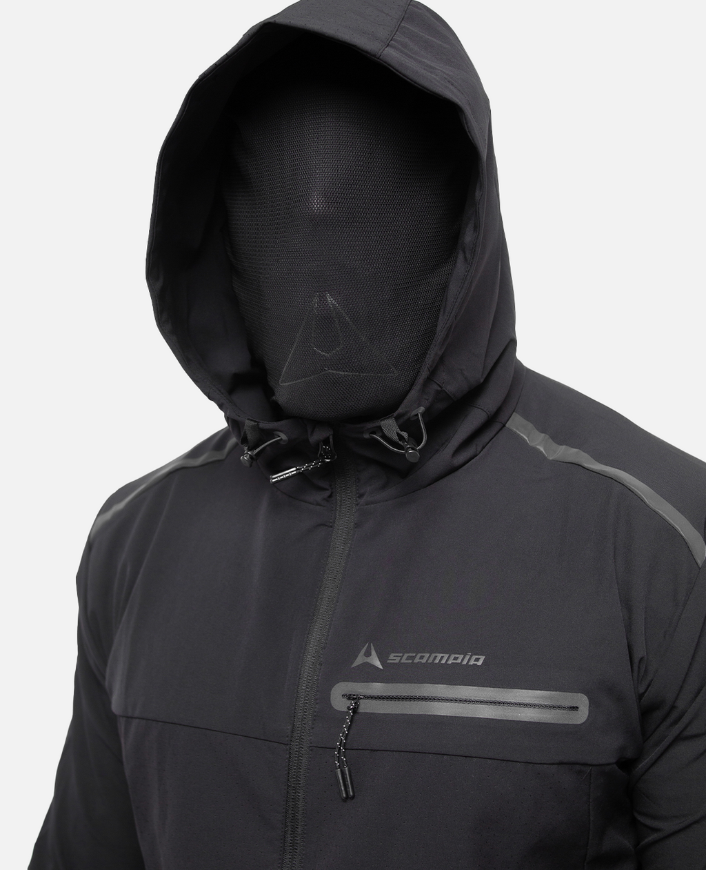 Survêtement Scampia Running Gara Cagoule intégrée - Noir