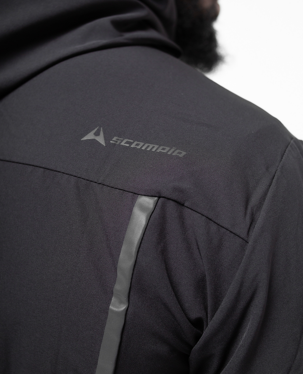 Survêtement Scampia Running Gara Cagoule intégrée - Noir