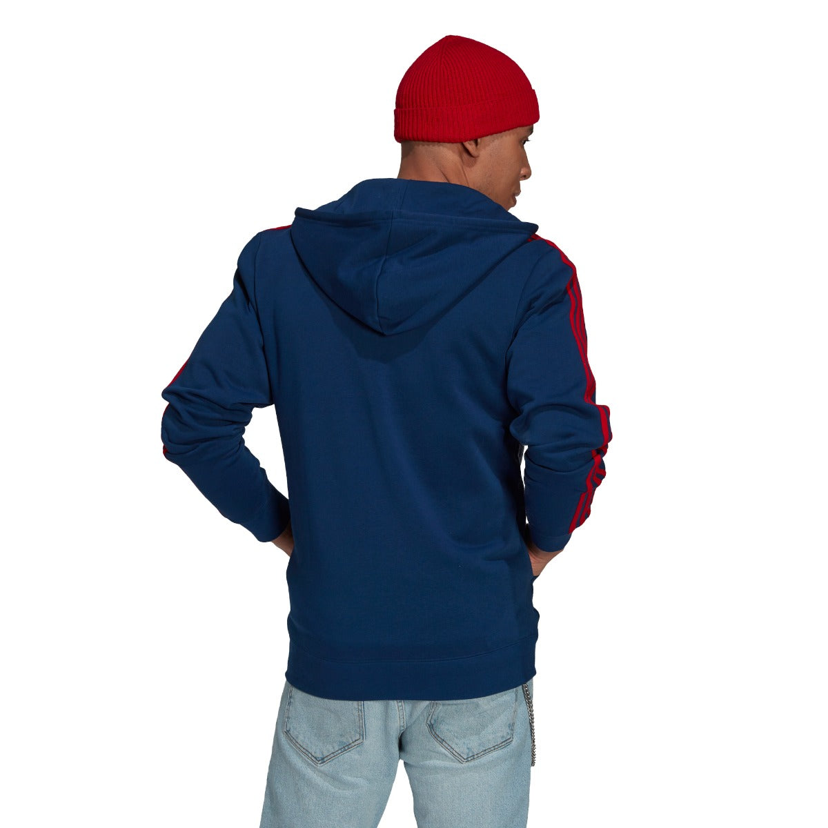 Veste Capuche Arsenal - Bleu/Rouge