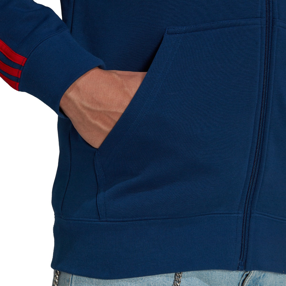 Veste Capuche Arsenal - Bleu/Rouge