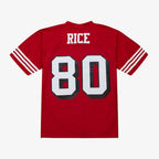 Maillot NFL des Scarlet de San Francisco - Jerry Rice