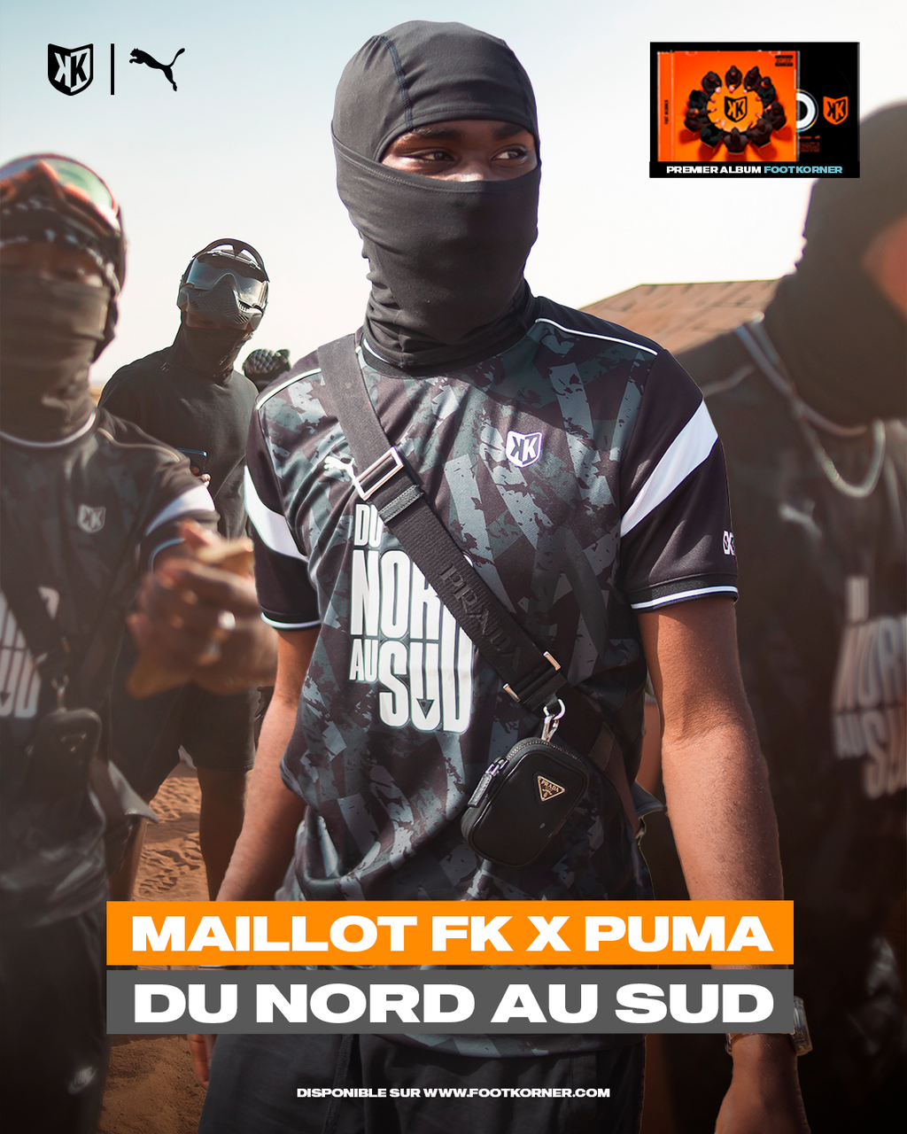 Maillot FK x Puma Du Nord Au Sud - Noir