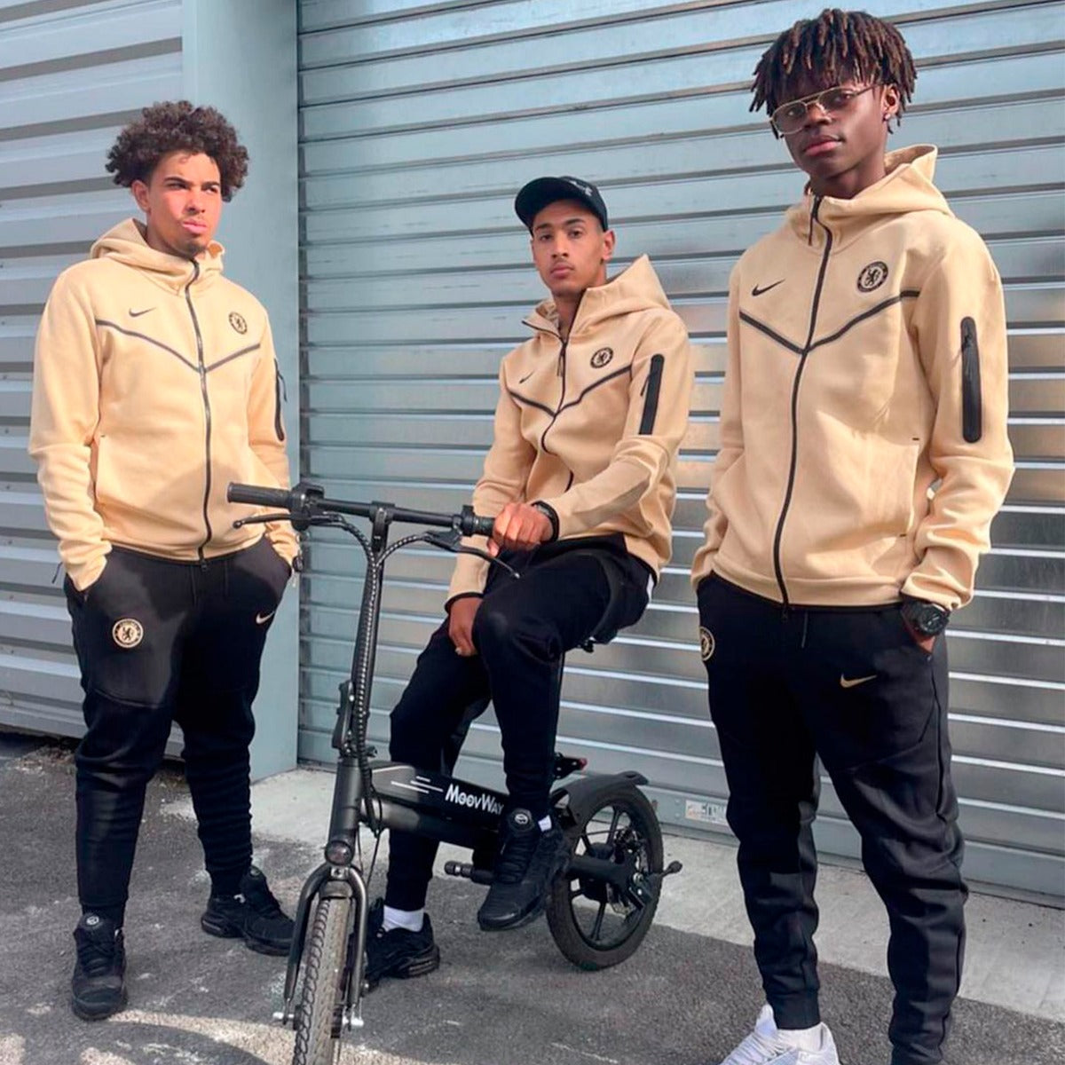 Pantalon Chelsea Tech Fleece - Noir/Doré