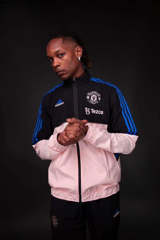 Veste de présentation Manchester United - Noir/Bleu/Beige