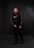 Sweat à capuche Nike Sportswear Repeat - Noir/Blanc