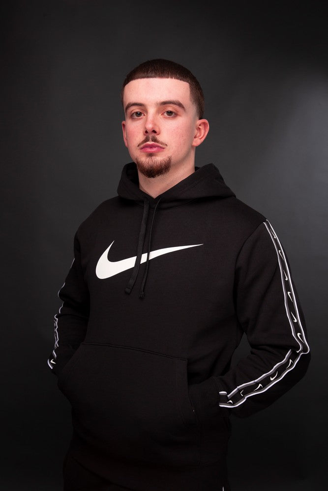 Sweat à capuche Nike Sportswear Repeat - Noir/Blanc