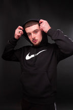 Sweat à capuche Nike Sportswear Repeat - Noir/Blanc