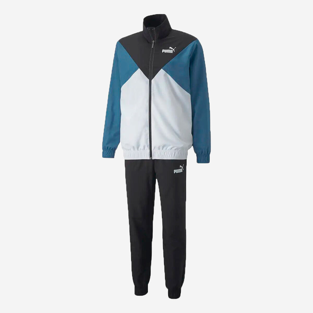 Survêtement Puma Woven - Bleu marine/ Bleu /Blanc