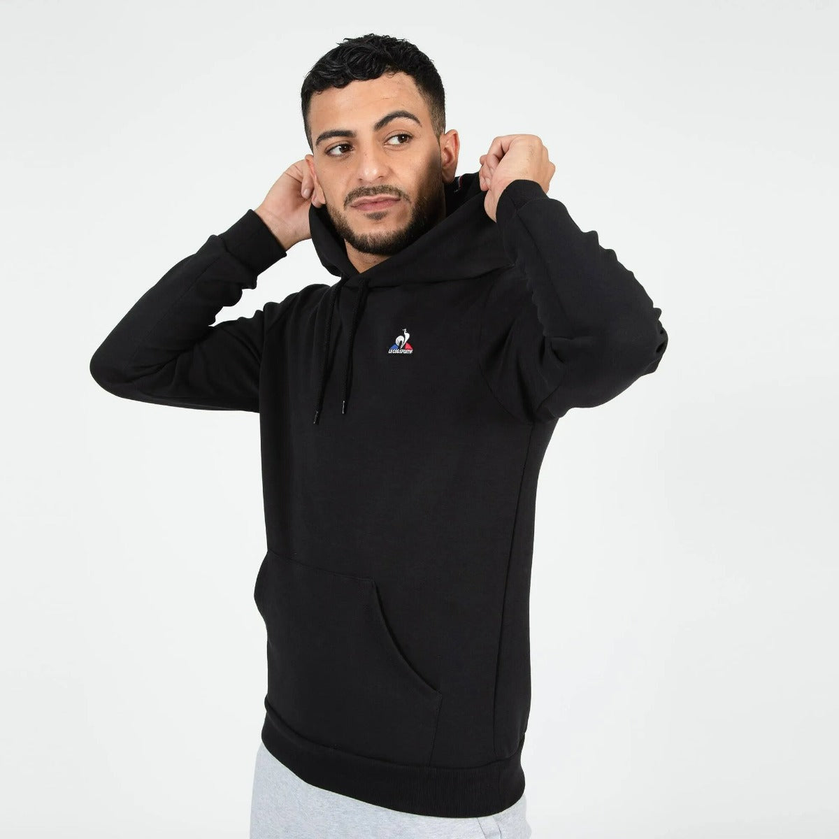 Sweat Capuche Le Coq Sportif Essentiels - Noir