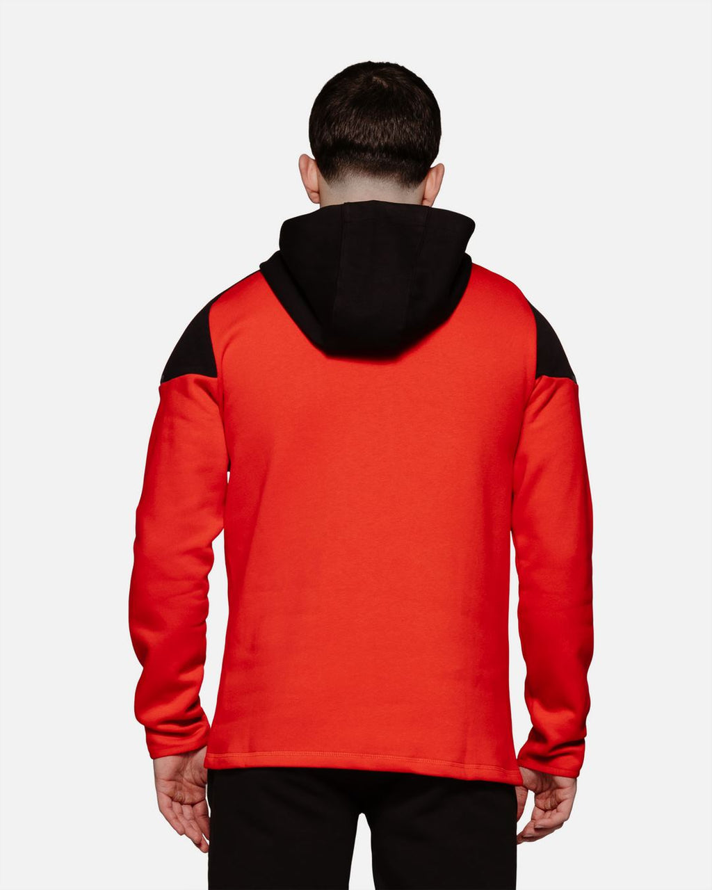 Veste à capuche Casuals Milan AC - Noir/Rouge