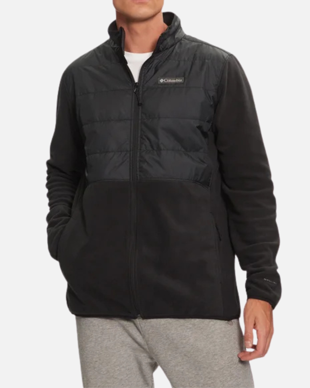Veste polaire hybride Columbia Basin Butte - Noir