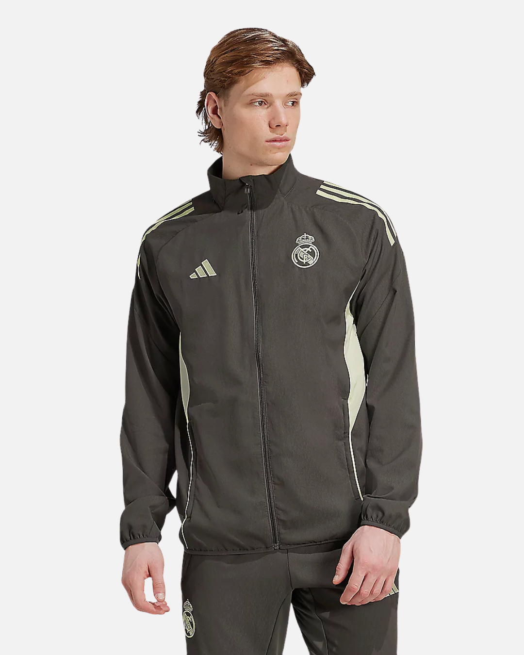 Veste de survêtement Real Madrid Tiro 25 - Kaki/Vert
