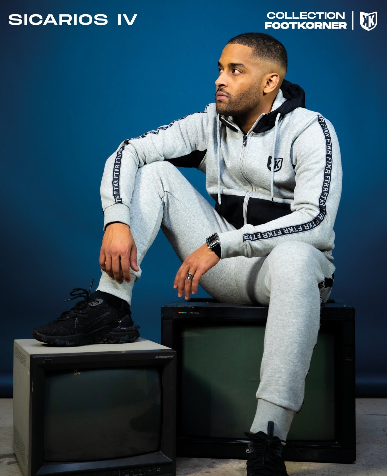 Pantalon jogging FK Sicarios IV - Gris/Noir