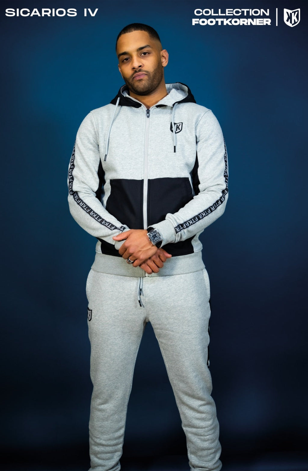 Pantalon jogging FK Sicarios IV - Gris/Noir