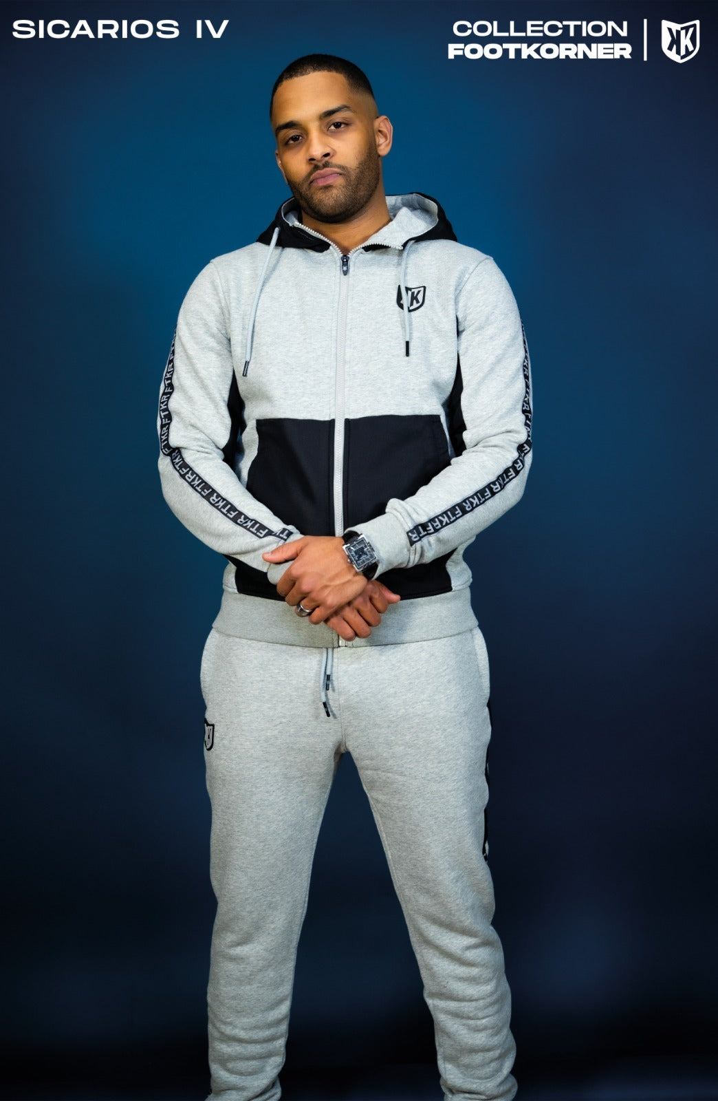 Pantalon jogging FK Sicarios IV - Gris/Noir