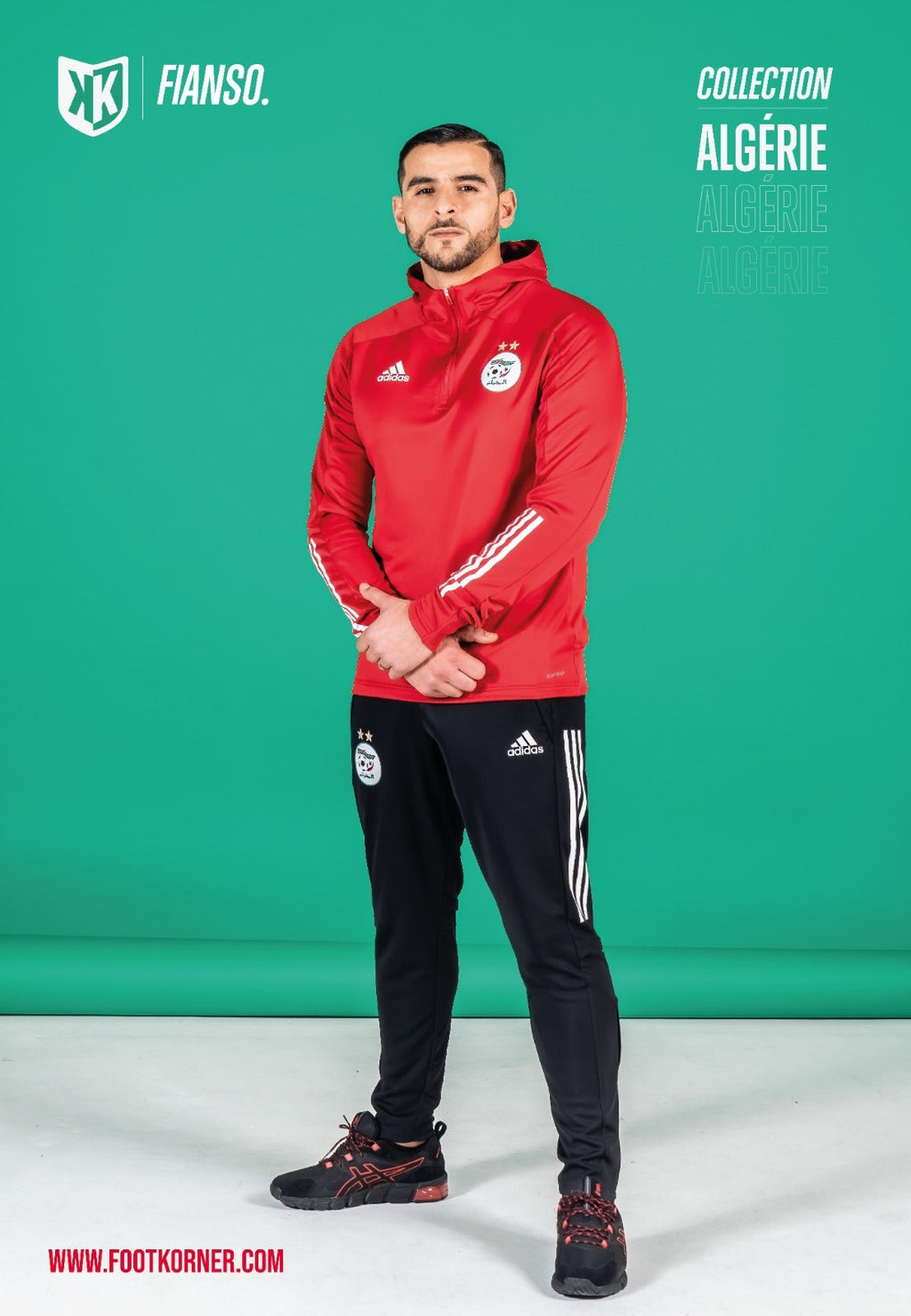 Pantalon d'entrainement Algérie - Noir